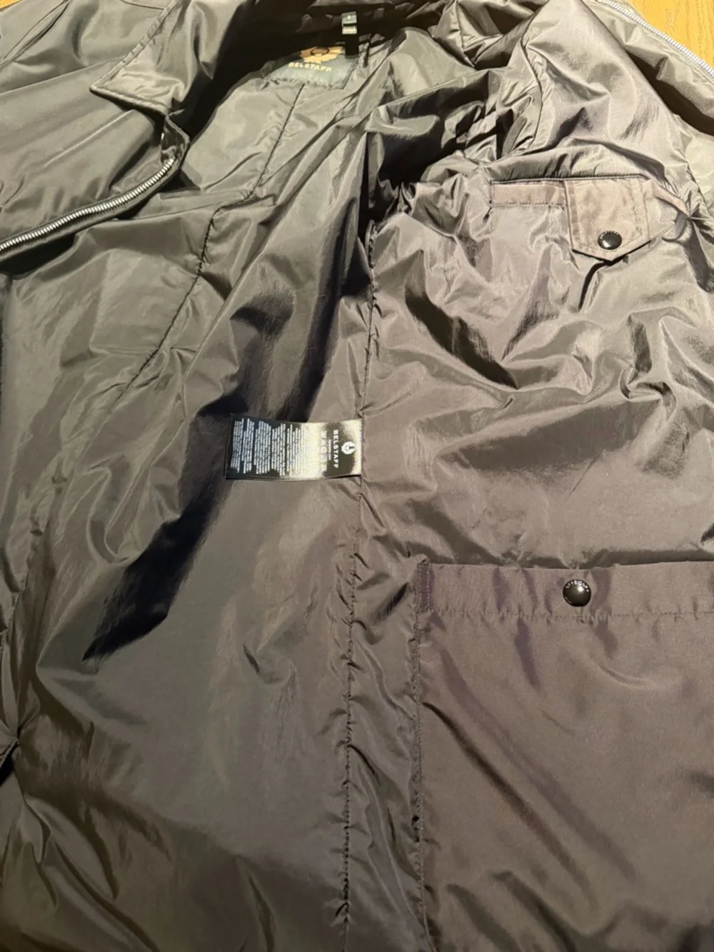 Belstaff Black Trench Coat Small - Picture 8 of 14